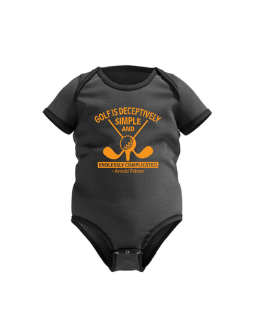 Golf Is Deceptively Simple and Endlessly Complicated – Arnold Palmer | Funny Golf Baby Grows
