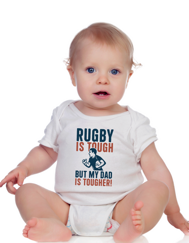 Rugby Is Tough but My Dad Is Tougher! | Funny Rugby Baby Grow
