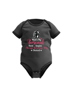 Mum’s My Personal Third Umpire, Always Reviewing My Choices. Funny Cricket Baby Bodysuit, Organic or In-Conversion to Organic Cotton, Self Fabric Bound Neckline, Cuffs and Leg Openings
