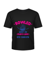 Bowled Over by My Mum’s Love & Cooking – Funny Kids Cricket T-Shirt, Multiple Junior Sizes, Perfect for Boys and Girls