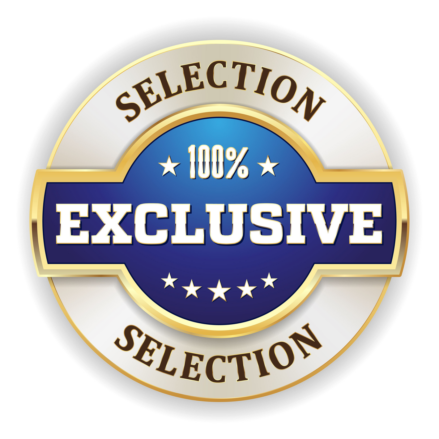 An icon used on our Cows Corner website showing that all designs on Cows Corner is 100% unique to Cows Corner.