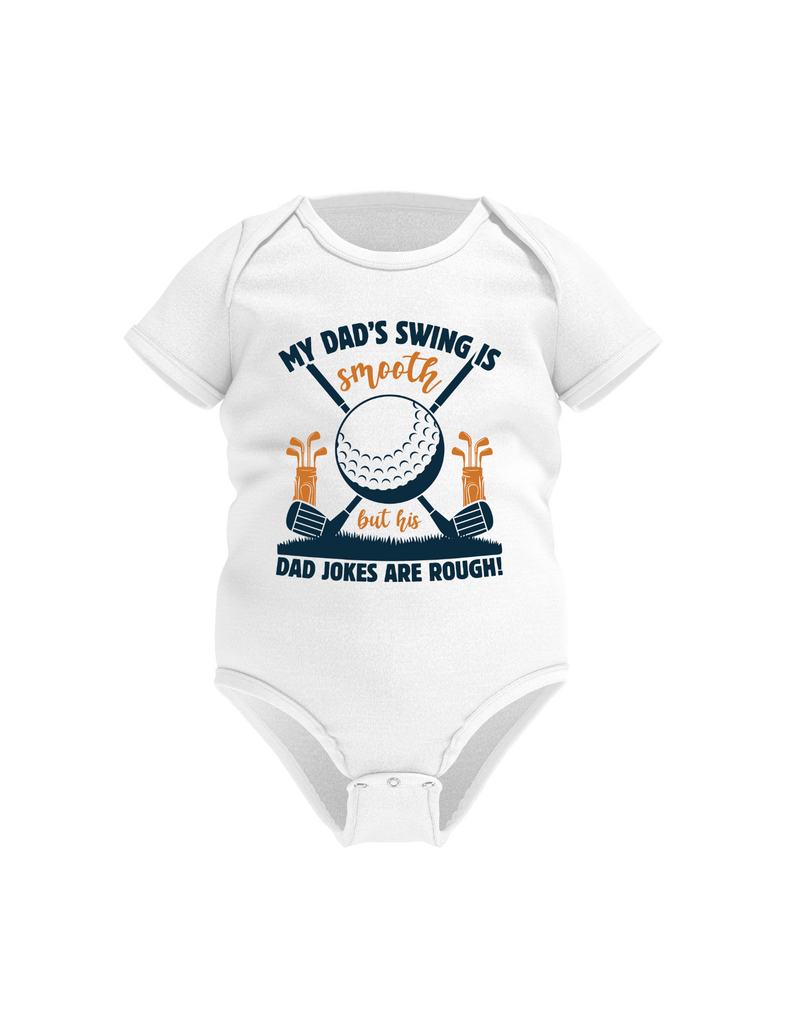 My Dad’s Swing Is Smooth but His Dad Jokes Are Rough! | Funny Golf Baby Grows
