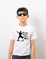 We Lost Because We Didn’t Win – Cristiano Ronaldo | Funny Football T-Shirt, Premium Fabric, Multiple Adult and Junior Sizes