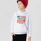 My Dad Tackles Life Like a Rugby Match- Head First | Funny Rugby Hoodie
