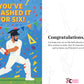A congratulations card for graduates saying 'You’ve smashed it for six!'