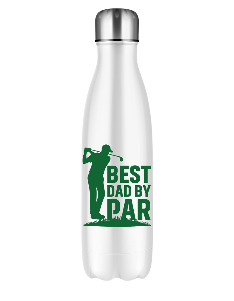 Best Dad by Par | Funny Golf Water Bottle