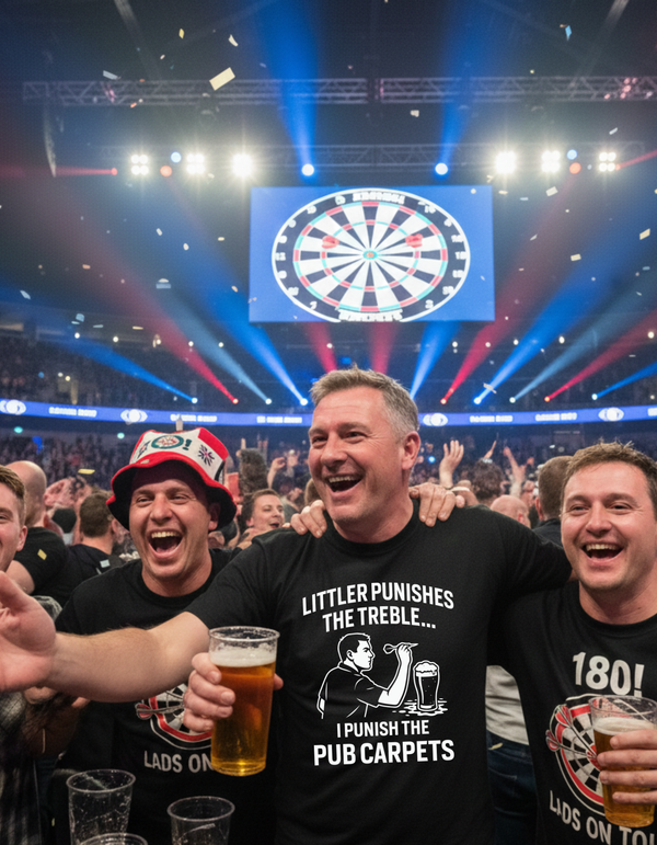 Littler Punishers the Treble…I Punish the Pub Carpets | Funny Darts T-shirt