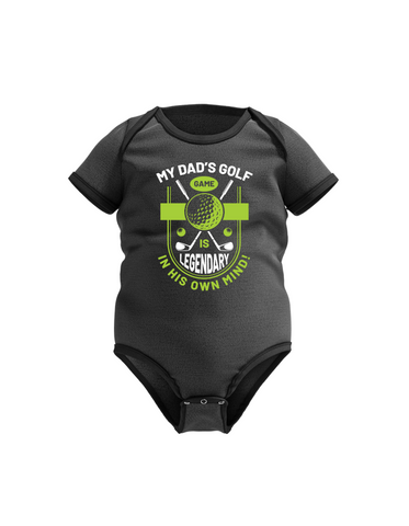 My Dad’s Golf Game Is Legendary in His Own Mind! | Funny Golf Baby Grow
