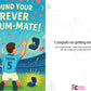 Engagement card with rugby player celebrating and text 'Found Your Forever Scrum-Mate!' This is a beautiful Cows Corner Card
