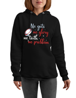 No Guts No Glory No Teeth No Problem | Funny Rugby Hoodie