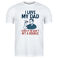 I Love My Dad Even if He Can’t Hit a Double | Funny Darts T-shirt