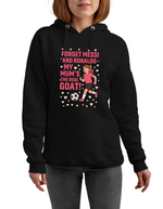 Forget Messi and Ronaldo – My Mum’s the Real Goat! | Funny Football Hoodie, Premium Fabric, Multiple Junior Sizes
