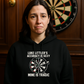 Luke Littler’s Accuracy Is Sexy, Mine Is Tragic | Funny Darts Hoodie