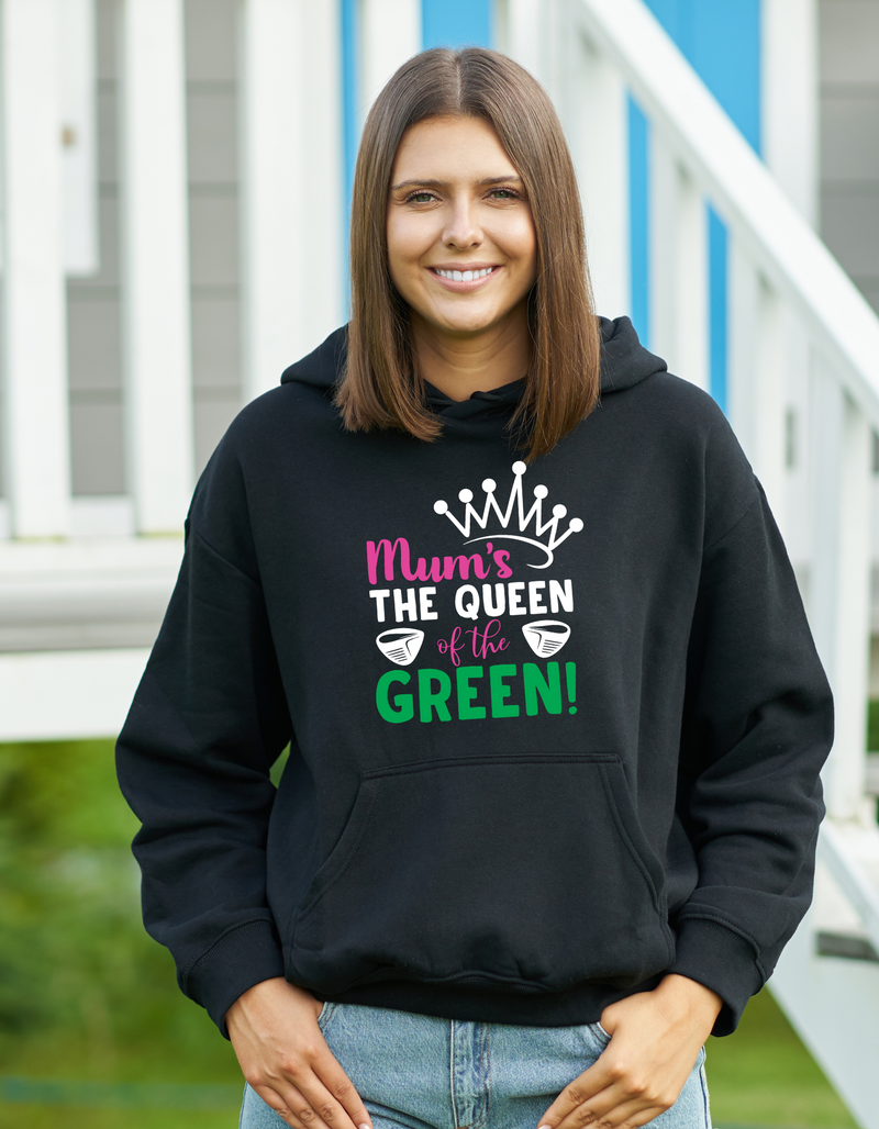Mum’s the Queen of the Green | Funny Golf Hoodies