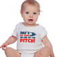 Dad’s My Hero on and off the Pitch! | Funny Rugby Baby Grow