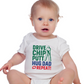 Drive Chip Putt Hug Dad Repeat! | Funny Golf Baby Grow