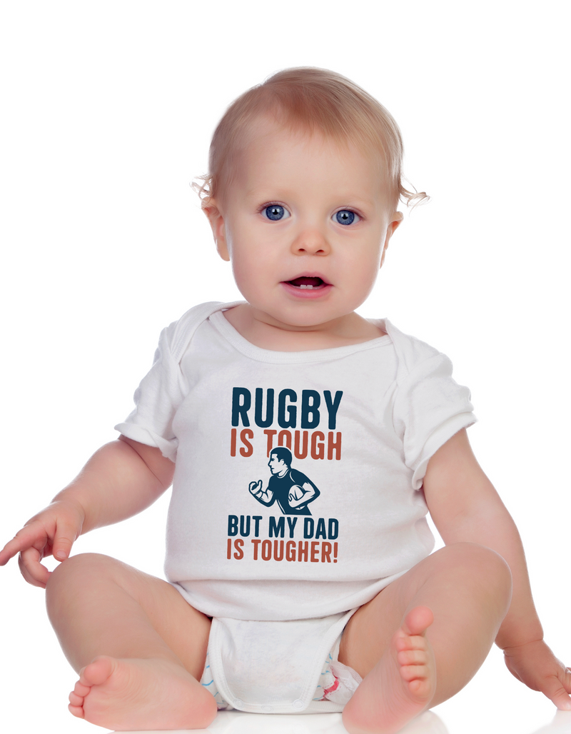 Rugby Is Tough but My Dad Is Tougher! | Funny Rugby Baby Grow