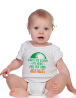 Dads My Coach, My Hero and the King of Lost Golf Balls | Funny Golf Baby Grows