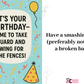 It’s Your Birthday, Time to Take Guard and Swing for the Fences!