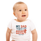 My Dad Tackles Life Like a Rugby Match- Head First | Funny Rugby Baby Grow