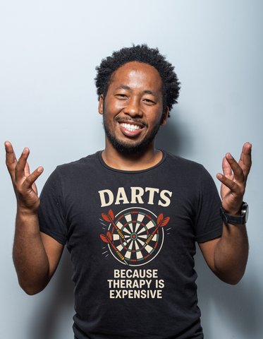 Darts Because Therapy is Expensive | Funny Darts T-Shirt