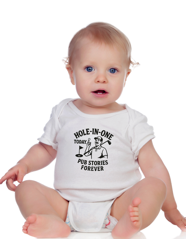 Hole-in-One Today, Pub Stories Forever | Funny Golf Baby Grows