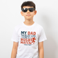 My Dad Tackles Life Like a Rugby Match- Head First | Funny Rugby T-shirt