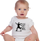 We Lost Because We Didn’t Win – Cristiano Ronaldo | Funny Football Baby Bodysuit, Organic or In-Conversion to Organic Cotton, Self Fabric Bound Neckline, Cuffs and Leg Openings