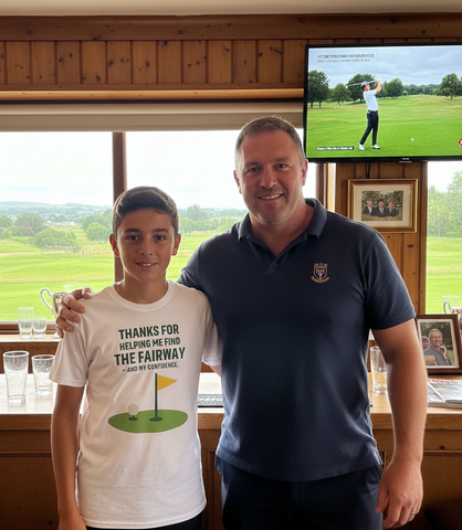 Thanks for Helping Me for the Fairway, and My Confidence | Funny Coach Tennis T-shirt