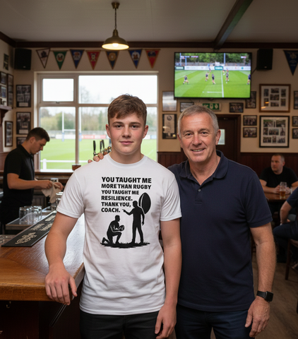 You Taught Me More Than Rugby, You Taught Me Resilience. Thank You, Coach | Funny Rugby Coach T-shirt