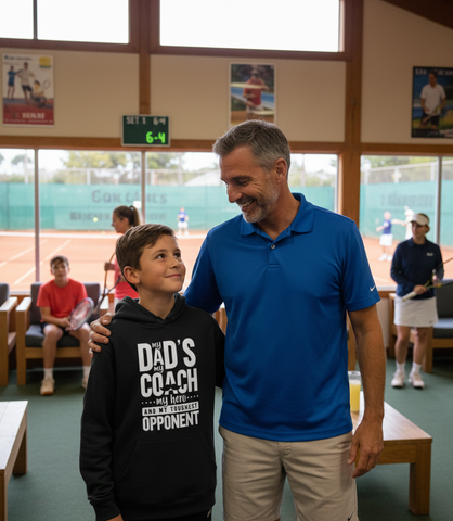 My Dads My Coach, My Hero And My Toughest Opponent! | Funny Tennis Hoodie