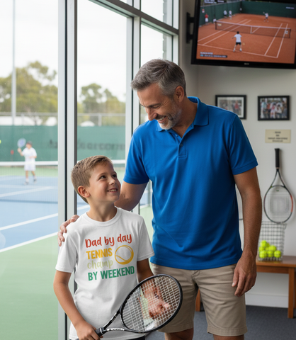 Dad By Day, Tennis Champ By Weekend! | Funny Tennis T-shirt