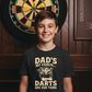 Dads My Coach Darts Are Our Thing | Funny Darts T-shirt