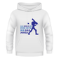 Dad Bowled Me Over With His Dad Jokes.  Funny Cricket Hoodie, Premium Fabric, Multiple Junior Sizes, Perfect for Boys and Girls