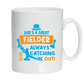 Dads A Great Fielder, Always Catching Me Out.  10oz / 285ml, White Ceramic Mug, Microwave & Dishwasher Safe, Perfect For Your Morning Brew