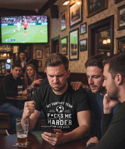 My Fantasy Team F*cks Me Harder Than Life Does | Funny Fantasy Football T-shirt