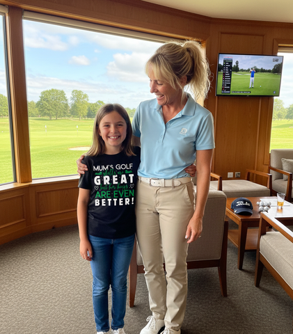 Mums Golf Skills Are Great but Her Hugs Are Even Better | Funny Golf T-shirt