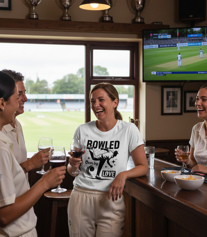 Bowled Over by Love | Funny Cricket T-Shirt