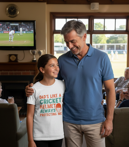 If Cricket Is Life, Then Dad's The Groundskeeper | Funny Cricket T-Shirt