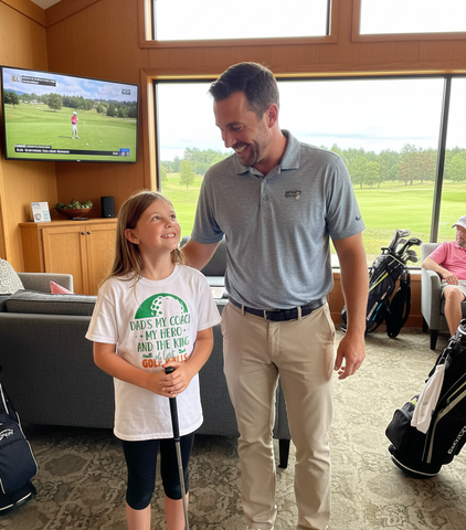 Dads My Coach, My Hero and the King of Lost Golf Balls | Funny Golf T-shirts