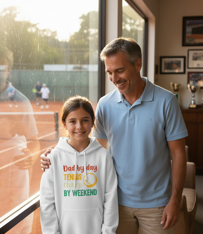 Dad By Day, Tennis Champ By Weekend! | Funny Tennis Hoodie