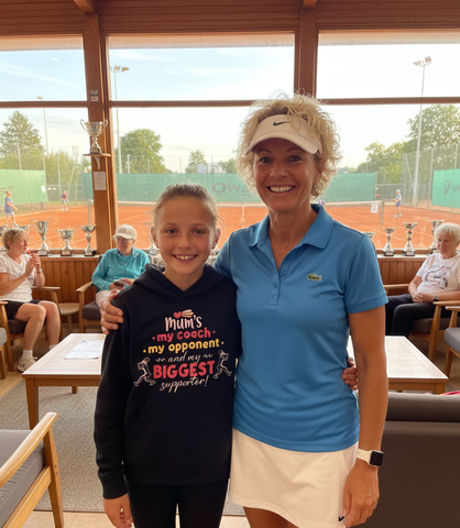 Mums My Coach, My Opponent and My Biggest Supporter! | Funny Tennis Hoodie