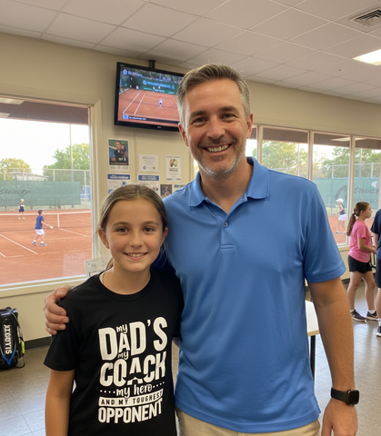 My Dads My Coach, My Hero And My Toughest Opponent! | Funny Tennis T-shirt