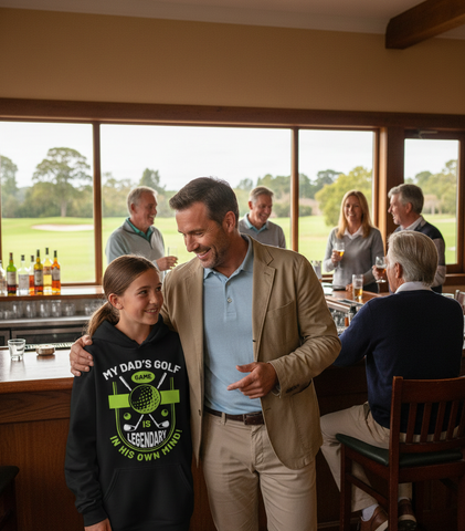 My Dad’s Golf Game Is Legendary in His Own Mind! | Funny Golf Hoodie