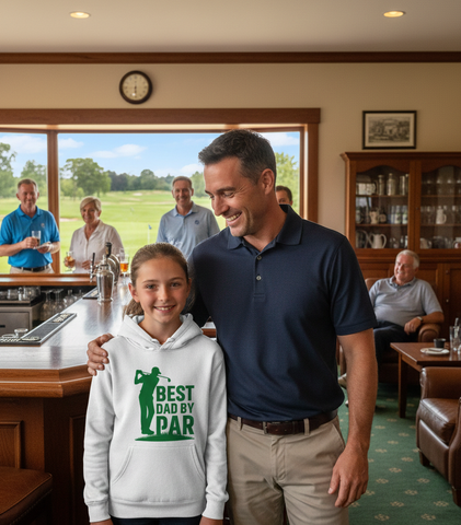 Best Dad by Par | Funny Golf Hoodie