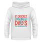 If Cricket Is Life, Then Dad's The Groundskeeper.  Funny Cricket Hoodie, Premium Fabric, Multiple Junior Sizes, Perfect for Boys and Girls