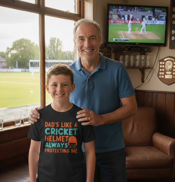 If Cricket Is Life, Then Dad's The Groundskeeper | Funny Cricket T-Shirt