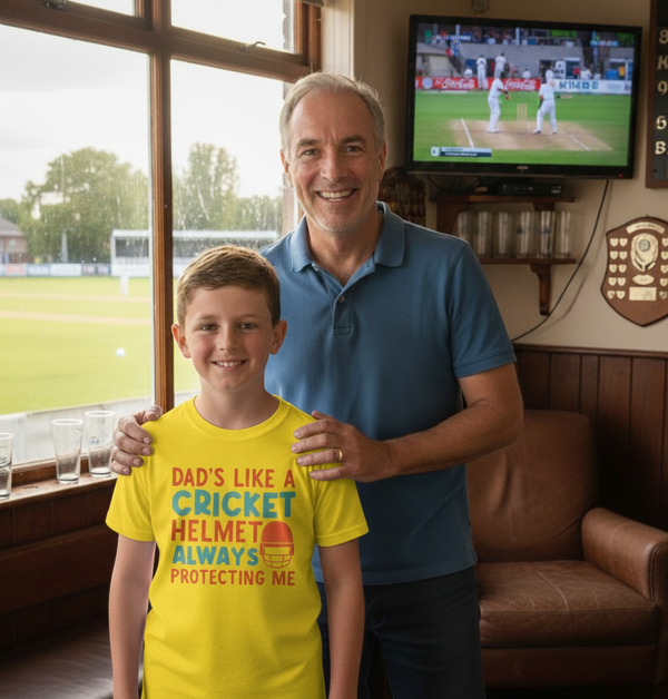 If Cricket Is Life, Then Dad's The Groundskeeper | Funny Cricket T-Shirt