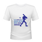 Dad Bowled Me Over With His Dad Jokes – Funny Cricket T-shirt For Kids, Premium Fabric, Multiple Junior Sizes, Perfect For Boys And Girls