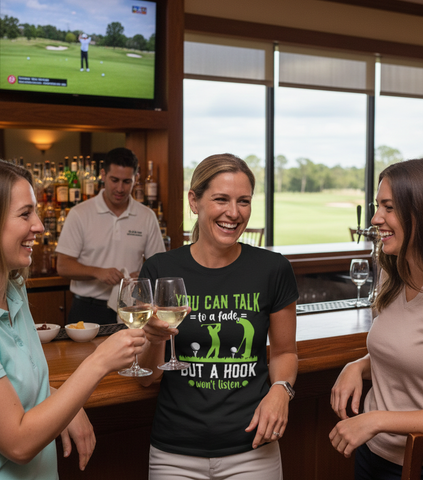 You Can Talk to a Fade but a Hook Won’t Listen | Funny Golf T-shirt